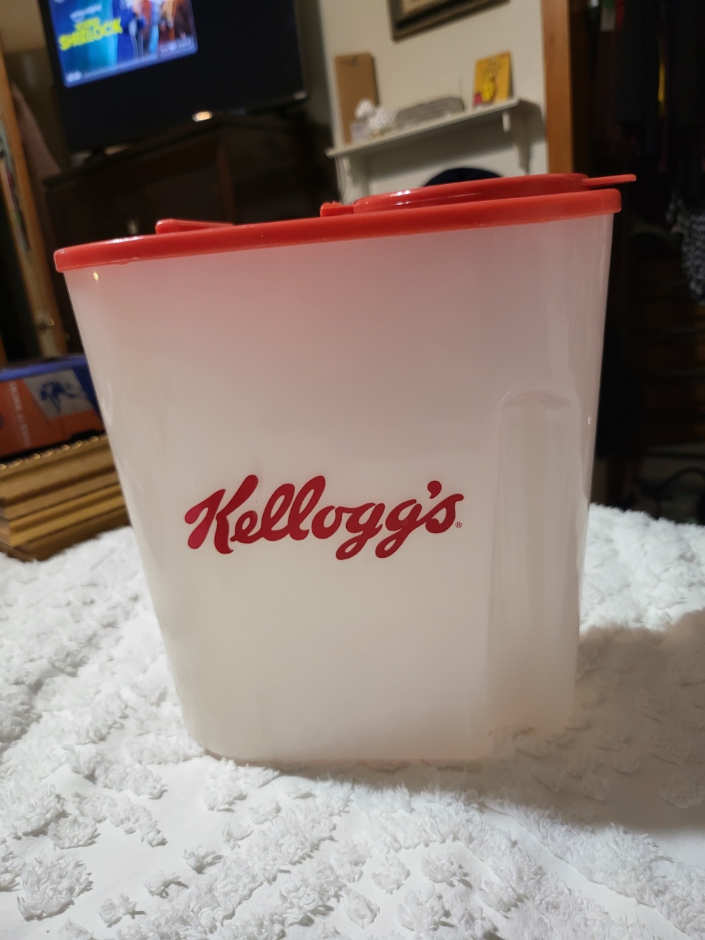 Kellogg's VINTAGE Cereal Storage Container & 2 Vintage Cereal Bowls TONY TIGER - Picture 10 of 10